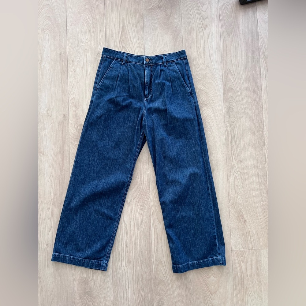 JCREW wide  leg jeans denim trousers
